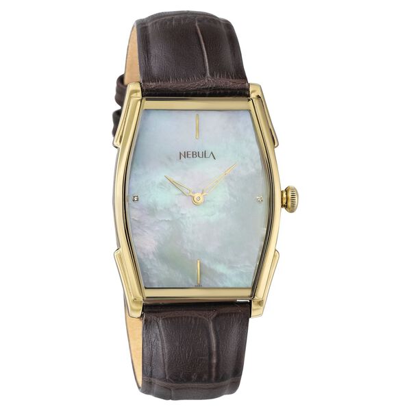 Titan Nebula Nebula Quartz Analog 18 Karat Solid Gold Watch for Men - image number 0