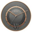 Titan Contemporary Wall Clock with Grey Dial Silent Sweep Technology - 32 cm x 32 cm (Medium) - image number 1