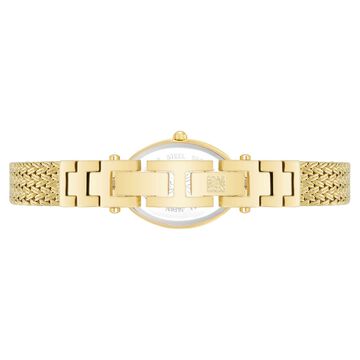 Anne Klein Quartz Analog White Dial Golden Metal Strap Watch For Women