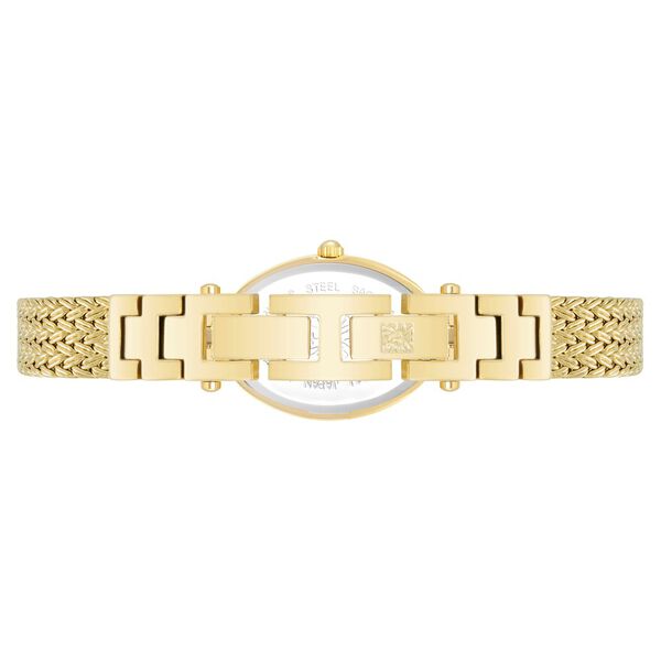 Anne Klein Quartz Analog White Dial Golden Metal Strap Watch For Women - image number 2