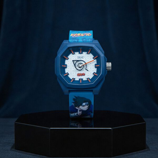 Zoop Naruto Analogue Watch with Blue Case and Blue Multi Color Strap for Boys Girls Kids and Anime lovers, By Titan - image number 0