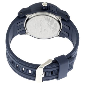 Fastrack Trendies Quartz Analog Black Dial Silicone Strap Watch for Guys