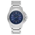 Fastrack Quartz Analog Silver Dial Leather Strap Watch for Guys
