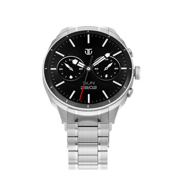 Titan Heritage Premium Smartwatch with All SS Design, 3.6 CM AMOLED Display, BT Calling, Advanced Chipset, Titan Health