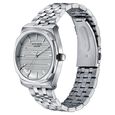 Sonata Poze Quartz Analog White Dial Silver Colour Stainless Steel Strap Watch For Men - image number 4