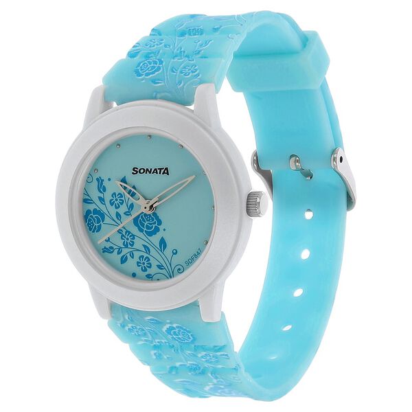 Sonata Sf By Sonata Blue Dial Women Watch With Plastic Strap - image number 1