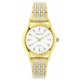 Sonata Quartz Analog White Dial Stainless Steel Strap Watch for Women