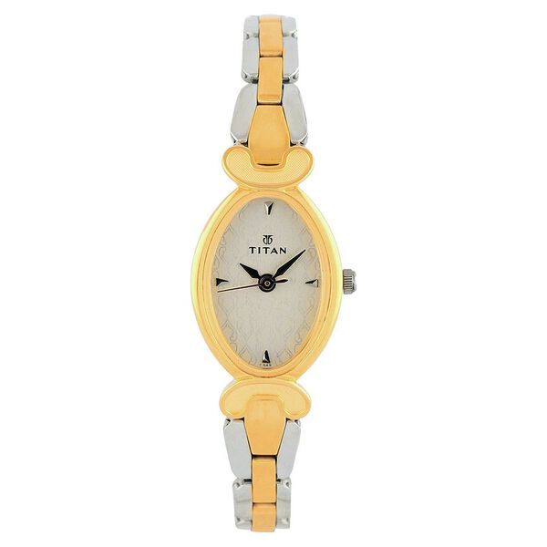 Titan Quartz Analog Silver Dial Watch for Women - image number 0