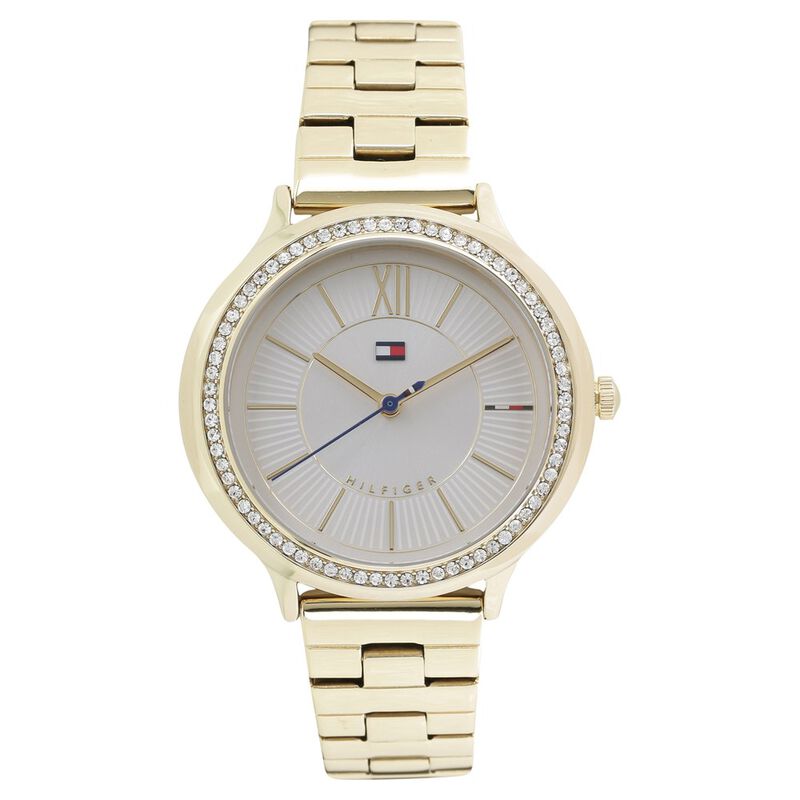 Tommy Hilfiger Quartz Analog White Dial Stainless Steel Strap Watch for Women - image number 0
