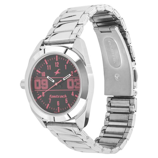 Fastrack Varsity Quartz Analog Black Dial Stainless Steel Strap Watch for Girls - image number 1