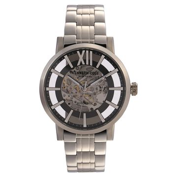 Kenneth Cole Automatic Grey Dial Stainless Steel Strap Watch for Men