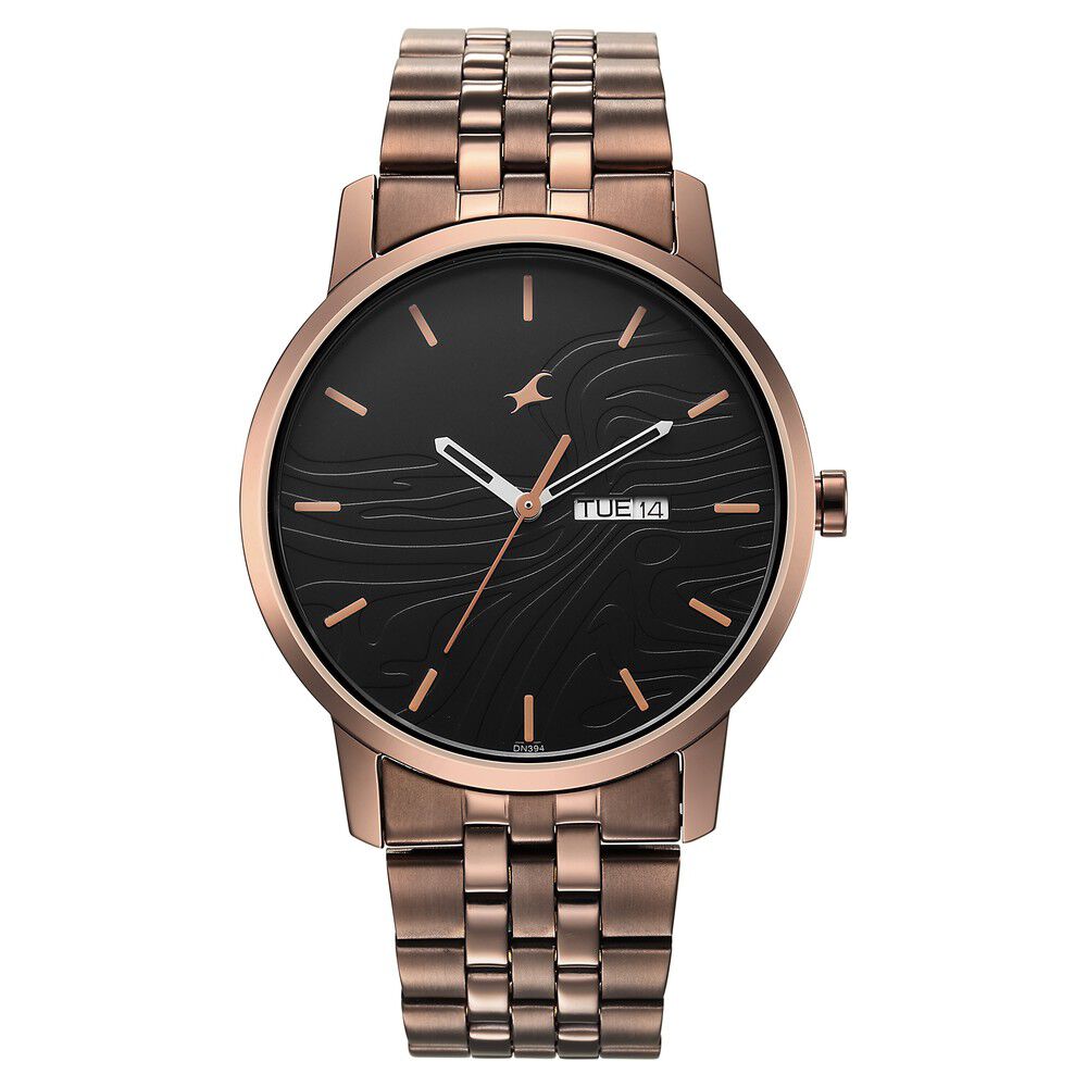 Buy Online Fastrack Urban Camo Black Dial Watch for Guys ns3295qm01 Titan