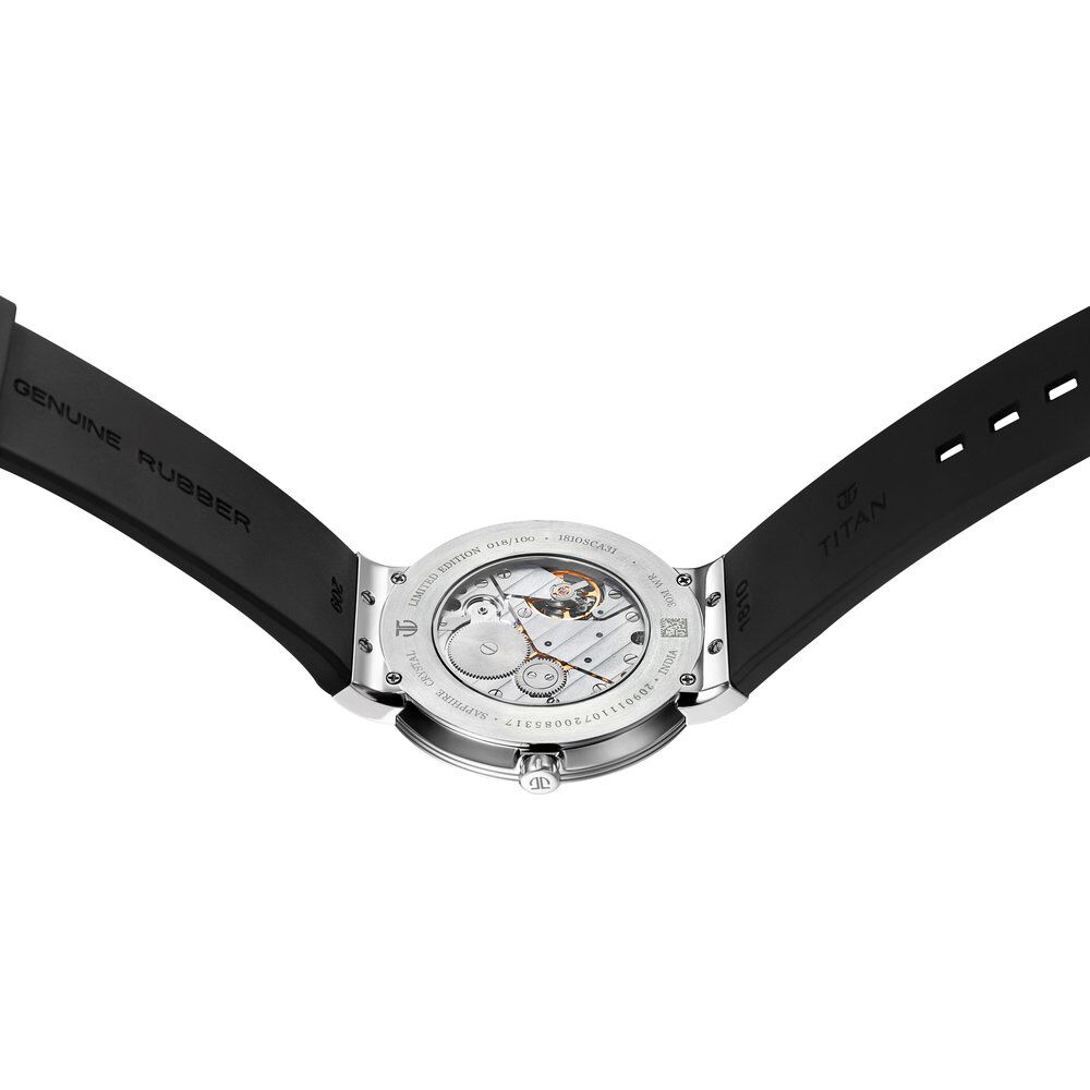Titan edge mechanical new arrivals watches
