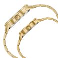 Sonata Jashn Quartz Analog Green Dial Golden Metal Strap Watch For Couple - image number 5
