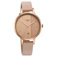 Titan Raga Viva Rose Gold Dial Analog with Date Leather Strap watch for Women - image number 0