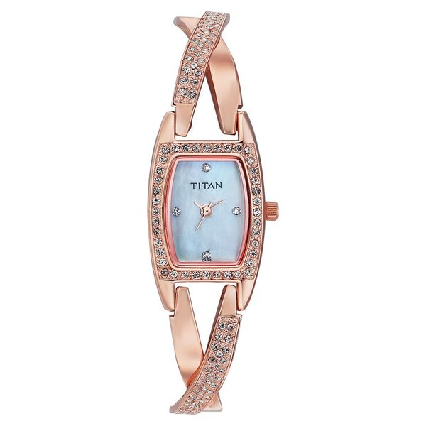 Titan Quartz Analog White Dial Watch for Women - image number 0
