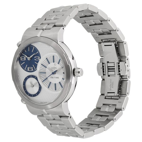 Xylys Swiss Analog Silver Stainless Steel Strap and Silver Dial Watch For Men - image number 1