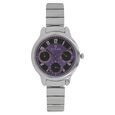 Titan Quartz Analog Silver Dial Leather Strap Watch for Women