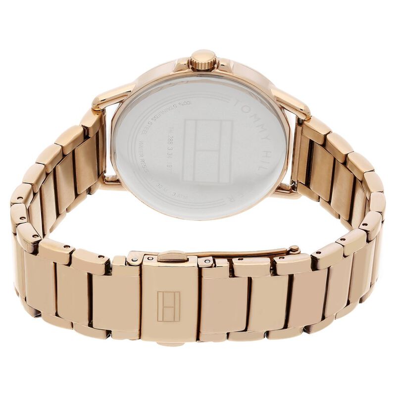 Tommy Hilfiger Quartz Analog White Dial Metal Strap Watch for Women - image number 4