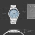 Sonata Poze Quartz Analog Tiffany Blue Dial Silver Coloure Stainless Steel Strap Watch For Men - image number 3