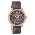 Titan Quartz Analog with Date Mother Of Pearl Dial Leather Strap Watch for Women - image number 0