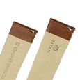 20 mm Tan Genuine Leather Strap for Men - image number 4