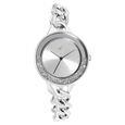 Fastrack Glitch Quartz Analog Rose Gold Dial Metal Strap Watch for Girls