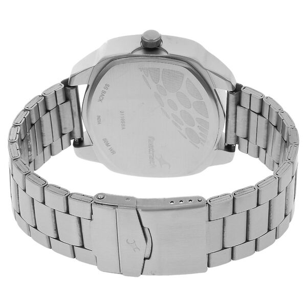 Fastrack Quartz Analog Silver Dial Stainless Steel Strap Watch for Guys - image number 3