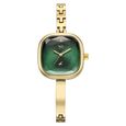 Vyb Aurora By Fastrack Quartz Analog Green Dial Golden Metal Strap Watch For Girls - image number 0