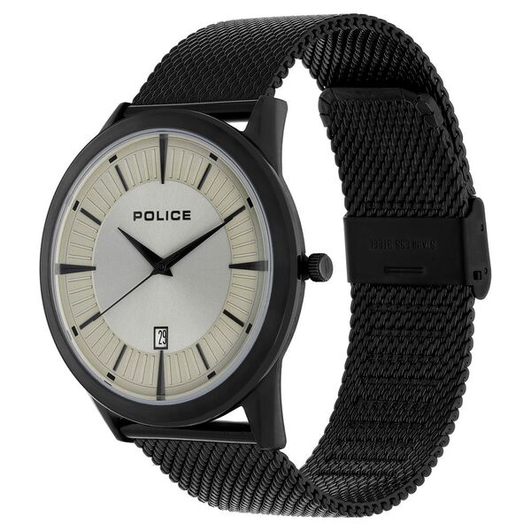 Police Quartz Analog with Date Grey Dial Metal Strap Watch for Men - image number 2