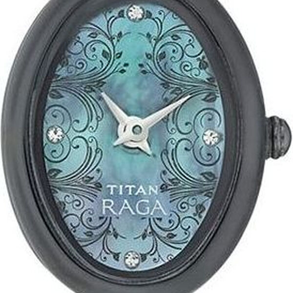 Titan Quartz Analog Mother of Pearl Dial Metal Strap Watch for Women - image number 0