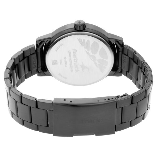 Fastrack Tripster Quartz Analog with Date Black Dial Stainless Steel Strap Watch for Guys - image number 5
