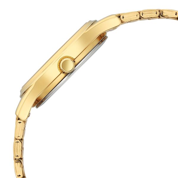 Titan Karishma Quartz Analog Golden Dial Golden Stainless Steel Strap Watch For Women - image number 3