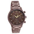Sonata Wedding Edit Quartz Multifunction Brown Dial Stainless Steel Strap Watch For Men - image number 2