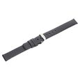 12 mm Grey Genuine Leather Strap for Women - image number 3