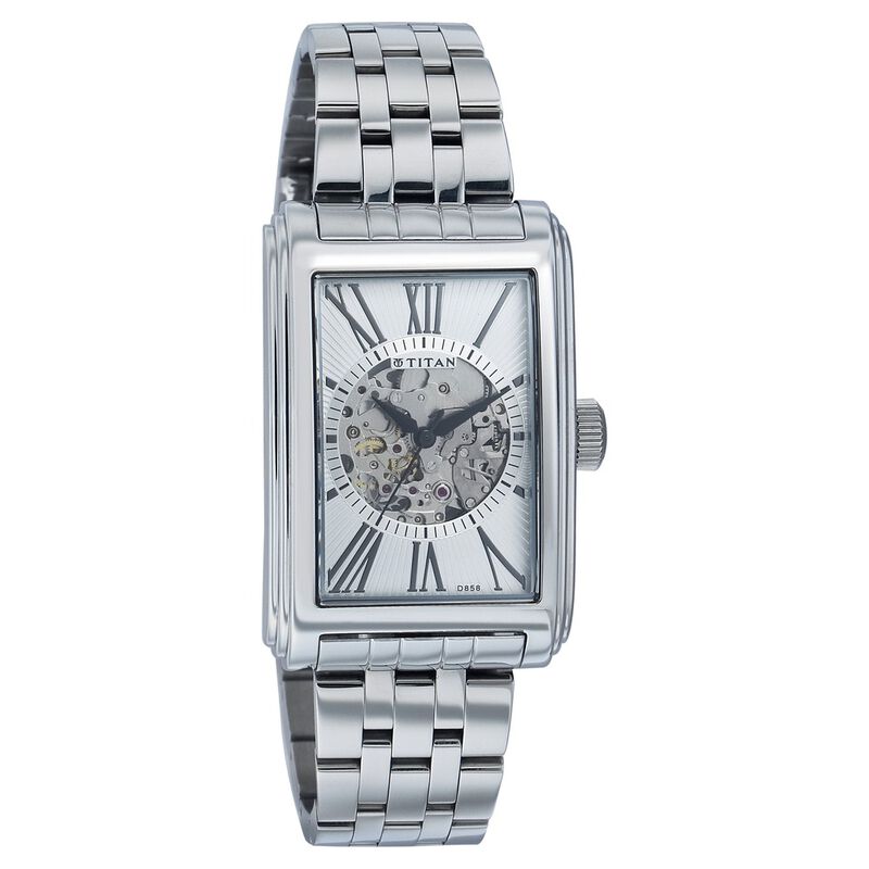Titan Quartz Analog White Dial Watch for Men