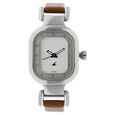 Fastrack Motorheads Quartz Analog Green Dial Leather Strap Watch for Girls