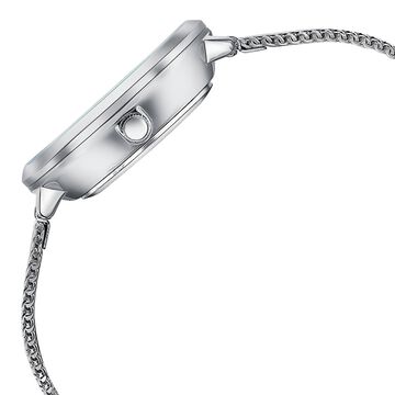 Sonata Poze Quartz Analog Silver Dial Metal Strap Watch For Women