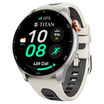 Titan Celestor Advanced GPS & Barometer 3.6 CM AMOLED Display with AOD, Pizoelectric Functional Crown Moonlight Edition