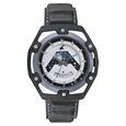 Fastrack Space Rover Quartz Analog Moonphase White Dial Leather Strap Watch for Guys - image number 1