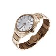 Titan Astral Concealed Automatic Analog with Silver White Dial Carnation Gold Stainless Steel Strap Watch for Men - image number 3