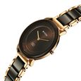 Titan Edge Melange Quartz Analog Brown Dial Rose Gold Steel & Ceramic Strap Watch For Women - image number 3