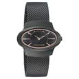 Fastrack Hitlist Quartz Analog Rose Gold Dial Leather Strap Watch for Girls