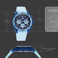 SF Genesis Bold Chronograph Watch for Men with Light Blue Strap - image number 3