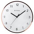 Titan Metallic Luxurious 30.4 cm Wall Clock with Crystal-Clear Domed Glass - image number 1