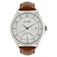 Titan Globe Trotter Black Dial Dual Time Leather Strap watch for Men