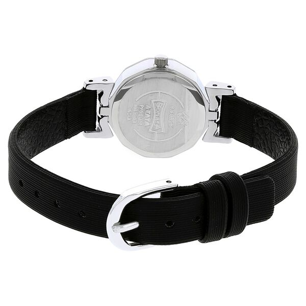 Sonata Quartz Analog Black Dial Leather Strap Watch for Women - image number 3