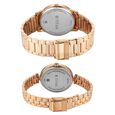 Titan Bandhan Eternal Pair Analog with Silver Dial Rose Gold Stainless Steel Strap Watch for Couples - image number 4