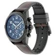 Titan Octane Hyper Lume Blue Dial Chronograph Leather Strap watch for Men - image number 2