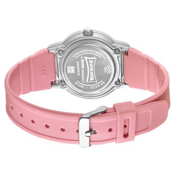 Sonata Play Pink Dial Women Watch With Plastic Strap